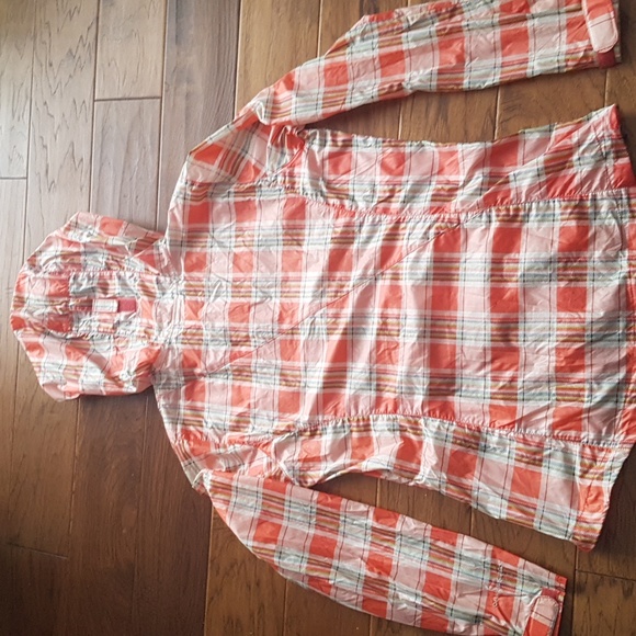 Columbia Omni-Shield Women's Check Plaid Pattern Light Jacket Size M - Picture 7 of 16